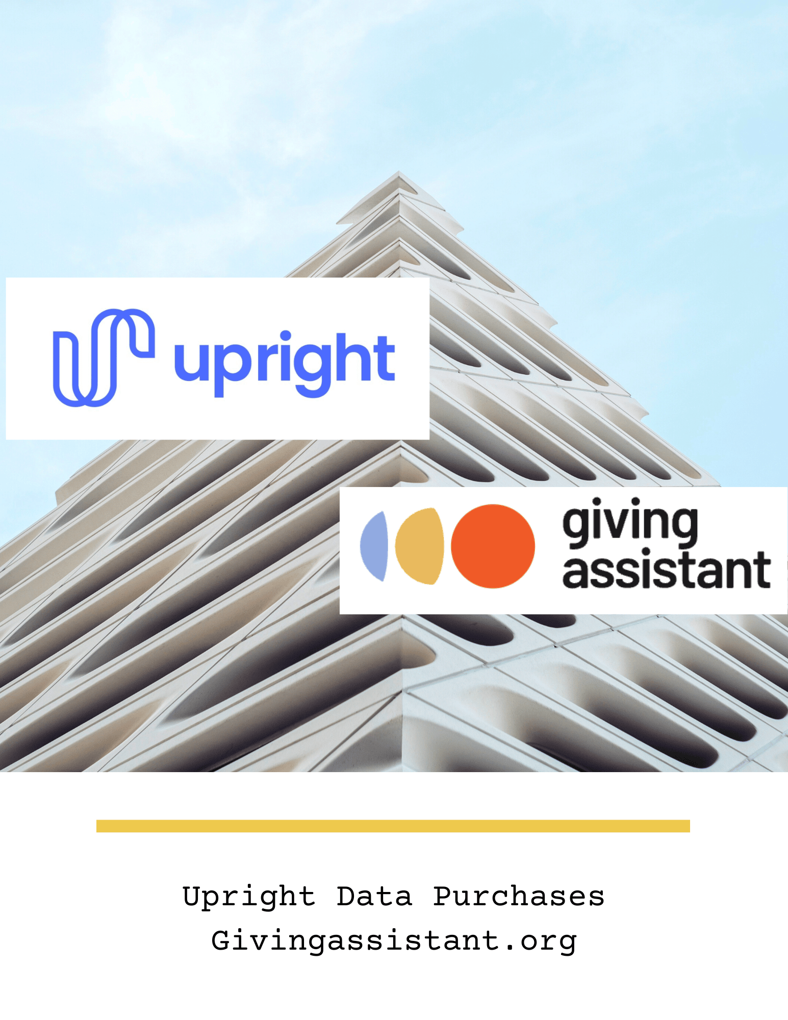 Upright Data Purchases Givingassistant.org Image 2
